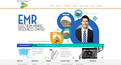 Desktop Screenshot of emrmining.co.uk